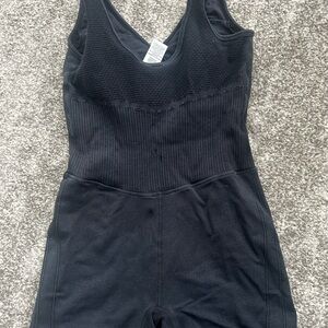 JoyLab Textured Black Jumpsuit